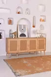 Konsolbord Hanah Home Jüt Ek Spånskiva 180x81x41 cm - Byråer och skåp - 8683742868101 - 3
