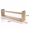Vägghylla Hanah Home BLTYZAKTV040 Ek Massiv Furu 50x15x8 cm - Vägghyllor - 8684283666041 - 5