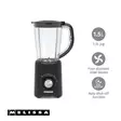 Blender | 800 W | 2 hastigheter + puls | 4 knivar i rostfritt stål | 1,5 L plastkanna | svart - Blenders och vispar - 8711902090731 - 1