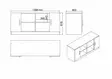 Kontorsmöbelset Hanah Home Vo10 Ba Valnöt Antracit Spånskiva 140x73,8x60 cm - Skrivbord - 8683342424851 - 7