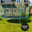 Trampoliini 426 cm turvaverkolla - Studsmattor - 6438168106571 - 3