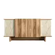 Konsolbord Hanah Home Diana Travertin Valnöt Spånskiva 180x81x40 cm - Byråer och skåp - 8684283421121 - 1