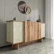 Konsolbord Hanah Home Diana Travertin Valnöt Spånskiva 180x81x40 cm - Byråer och skåp - 8684283421121 - 4