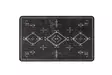 Badrumsmatta Mijölnir Mörkgrå 100% Polyester Antibakteriell Halkfri 70x120 cm - Badrumsmattor och våtrumsmattor - 8683342800631 - 3