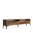 TV-bänk Hanah Home Istanbul 2 Valnöt Spånskiva 180x35x47 cm - TV-bänkar - 8684282191131 - 1