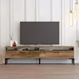 TV-bänk Hanah Home Istanbul 2 Valnöt Spånskiva 180x35x47 cm - TV-bänkar - 8684282191131 - 2