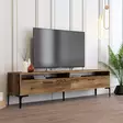 TV-bänk Hanah Home Istanbul 2 Valnöt Spånskiva 180x35x47 cm - TV-bänkar - 8684282191131 - 4