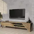 TV-bänk Hanah Home Beril 2 Ek Spånskiva 180x37x40 cm - TV-bänkar - 8684282190981 - 3