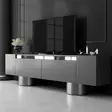 TV-bänk Hanah Home Bohem Antracit Silver Spånskiva 180x50x30 cm - TV-bänkar - 8684283557141 - 2