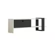 TV-bänk Hanah Home Funda Antracit Spånskiva 120x36,8x25 cm - TV-bänkar - 8681875683271 - 1