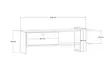 TV-bänk Hanah Home Funda Antracit Spånskiva 120x36,8x25 cm - TV-bänkar - 8681875683271 - 6
