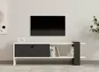 TV-bänk Hanah Home Funda Antracit Spånskiva 120x36,8x25 cm - TV-bänkar - 8681875683271 - 3