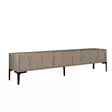 TV-bänk Hanah Home Lyon 42 Svart Spånskiva 180x42x35 cm - TV-bänkar - 8684282640561 - 1