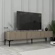 TV-bänk Hanah Home Lyon 42 Svart Spånskiva 180x42x35 cm - TV-bänkar - 8684282640561 - 4