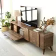 TV-bänk Hanah Home Walnut Valnöt Spånskiva 180x50x35 cm - TV-bänkar - 8684282403081 - 4