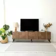 TV-bänk Hanah Home Walnut Valnöt Spånskiva 180x50x35 cm - TV-bänkar - 8684282403081 - 3