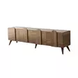 TV-bänk Hanah Home Walnut Valnöt Spånskiva 180x50x35 cm - TV-bänkar - 8684282403081 - 1