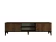 TV-bänk Hanah Home Erem Valnöt Svart Spånskiva 180x45x40 cm - TV-bänkar - 8684282345701 - 5