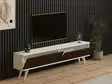 TV-bänk Hanah Home Hill Valnöt Vit Spånskiva 160x40x25 cm - TV-bänkar - 8681875147001 - 4