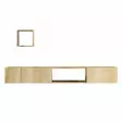 TV-bänk Hanah Home Avior Safir Ek Spånskiva 180x25x32 cm - TV-bänkar - 8683342978781 - 1