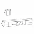 TV-bänk Hanah Home Avior Safir Ek Spånskiva 180x25x32 cm - TV-bänkar - 8683342978781 - 7