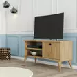 TV-bänk Hanah Home Retro 1552 Ek Spånskiva 90x44,6x29,5 cm - TV-bänkar - 8683342214391 - 2