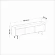 TV-bänk Hanah Home Atlas Vit Spånskiva 183,6x63x37 cm - TV-bänkar - 8683743316021 - 10