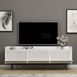 TV-bänk Hanah Home Atlas Vit Spånskiva 183,6x63x37 cm - TV-bänkar - 8683743316021 - 5