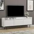 TV-bänk Hanah Home Atlas Vit Spånskiva 183,6x63x37 cm - TV-bänkar - 8683743316021 - 6
