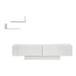 TV-bänk Hanah Home Matera Vit Spånskiva 150x41,6x31,5 cm - TV-bänkar - 8681875385281 - 1