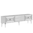 TV-bänk Hanah Home Yumedi Vit Silver Spånskiva 150x50x30 cm - TV-bänkar - 8683742469391 - 6