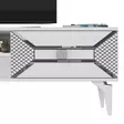 TV-bänk Hanah Home Yumedi Vit Silver Spånskiva 150x50x30 cm - TV-bänkar - 8683742469391 - 3