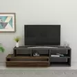 TV-bänk Hanah Home Duru Ljus Valnöt Antracit Spånskiva 38x120x27,5 cm 20x86x29,6 cm - TV-bänkar - 8683743973941 - 5