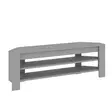 TV-bänk Hanah Home Corner Grå Spånskiva 120x40x30 cm - TV-bänkar - 8684283338771 - 1
