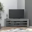 TV-bänk Hanah Home Corner Grå Spånskiva 120x40x30 cm - TV-bänkar - 8684283338771 - 2