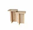 Sidobord Hanah Home Blues Set Ek Spånskiva 40x50x40 cm 40x55x40 cm - Sidobord och extrabord - 8684282417231 - 1