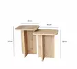 Sidobord Hanah Home Blues Set Ek Spånskiva 40x50x40 cm 40x55x40 cm - Sidobord och extrabord - 8684282417231 - 11
