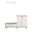 Hallmöbel Hanah Home Evva Ek Spånskiva 120x76x30 cm - Hallskåp - 8681875207521 - 5