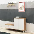 Hallmöbel Hanah Home Evva Ek Spånskiva 120x76x30 cm - Hallskåp - 8681875207521 - 3
