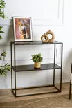 Sideboard Hanah Home Andas Svart Spånskiva 80x85x30 cm - Möbler - 8683742474791 - 2