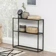 Sideboard Hanah Home Andas Svart Spånskiva 80x85x30 cm - Möbler - 8683742474791 - 3