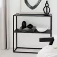 Sideboard Hanah Home Andas Svart Spånskiva 80x85x30 cm - Möbler - 8683742474791 - 4