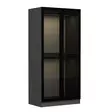 Garderob Hanah Home Kale Glass Antracit Spånskiva 90x190x52 cm - Garderober - 8683742559801 - 1