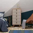 Byrå Hanah Home Spanze Ek Vit Spånskiva 50x103x40 cm - Möbler - 8681875126761 - 2