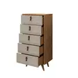 Byrå Hanah Home Spanze Ek Vit Spånskiva 50x103x40 cm - Möbler - 8681875126761 - 1
