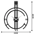 Väggdekor Metall Wallity Dalmacyali Svart Metall 53x66 cm - Dekorationer, prydnadsföremål - 8683342213691 - 7