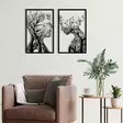 Väggdekor Metall Wallity Lutuf Svart Metall 86x63 cm - Dekorationer, prydnadsföremål - 8683342112031 - 3