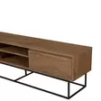 Vardagsrumsmöbelset Hanah Home Laxus Tak?m 10 Valnöt Spånskiva 180x50x40 cm - Möbler - 8684282298151 - 7