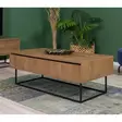 Vardagsrumsmöbelset Hanah Home Laxus Tak?m 10 Valnöt Spånskiva 180x50x40 cm - Möbler - 8684282298151 - 5