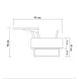 Vardagsrumsmöbelset Hanah Home Laxus Tak?m 10 Valnöt Spånskiva 180x50x40 cm - Möbler - 8684282298151 - 16